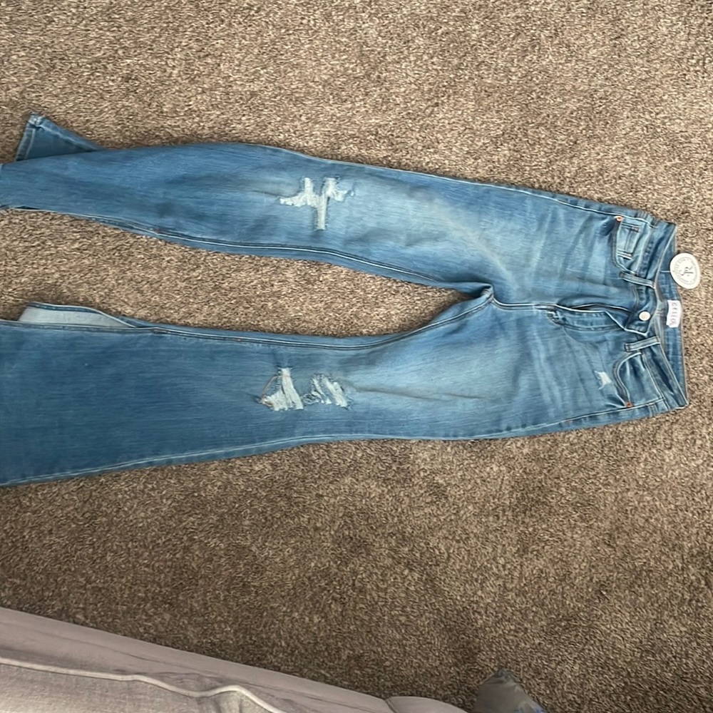 Cello Bell bottoms - high rise - light wash jeans women.